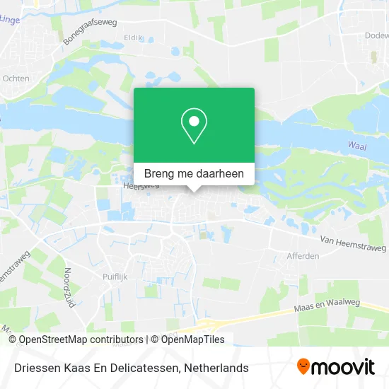 Driessen Kaas En Delicatessen kaart