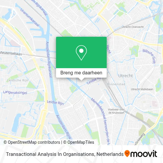 Transactional Analysis In Organisations kaart
