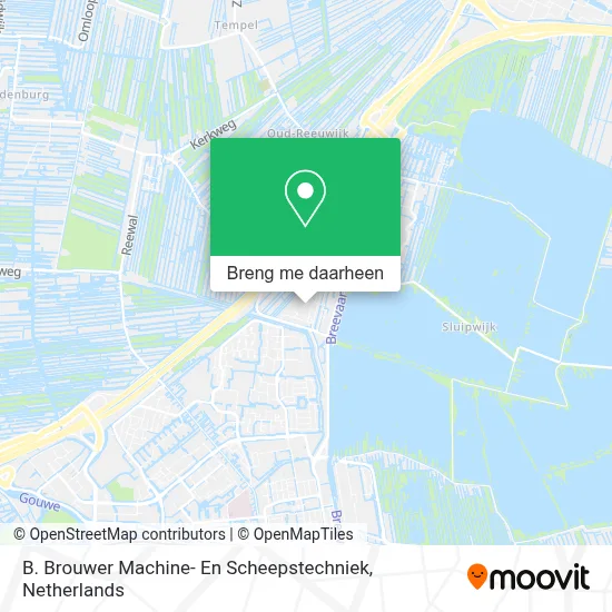 B. Brouwer Machine- En Scheepstechniek kaart