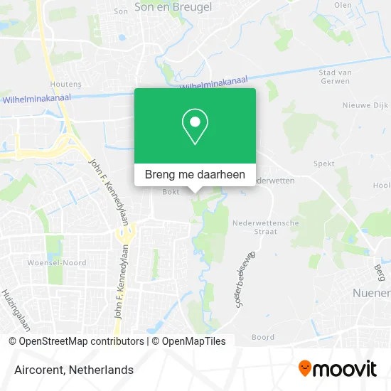 Aircorent kaart