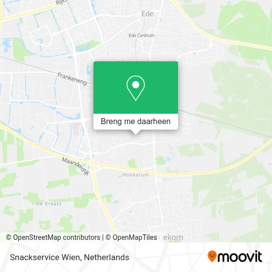 Snackservice Wien kaart