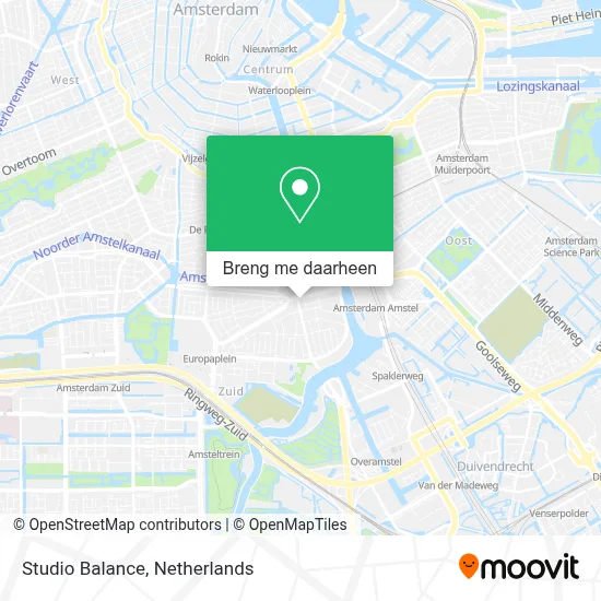 Studio Balance kaart