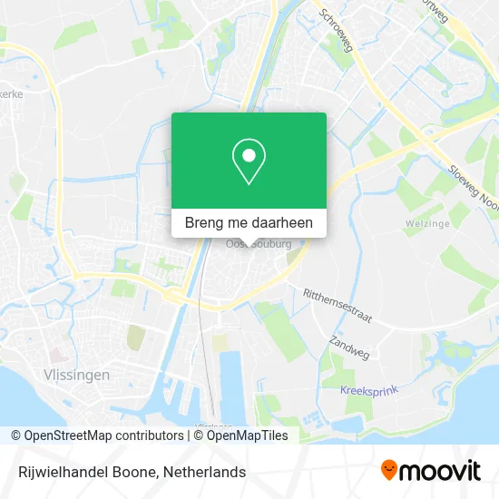 Rijwielhandel Boone kaart