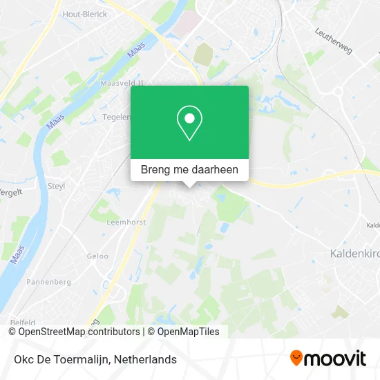 Okc De Toermalijn kaart
