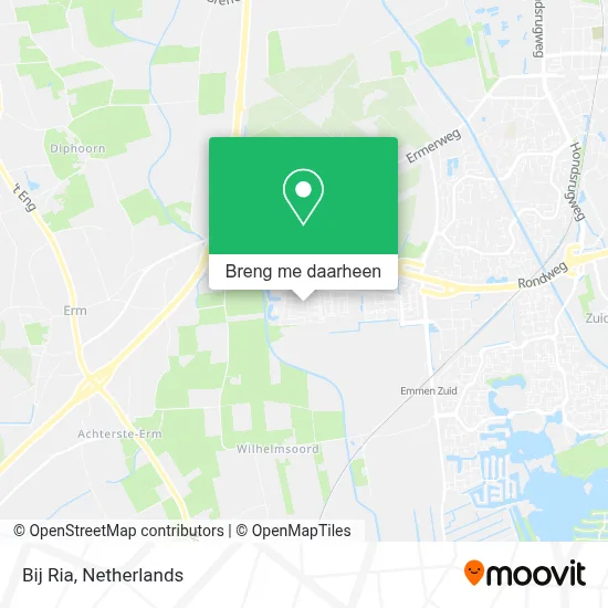 Bij Ria kaart