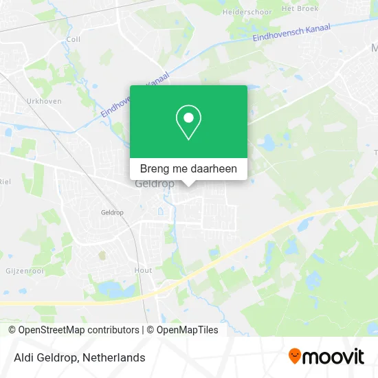 Aldi Geldrop kaart