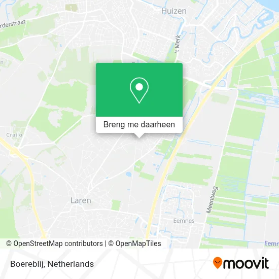 Boereblij kaart