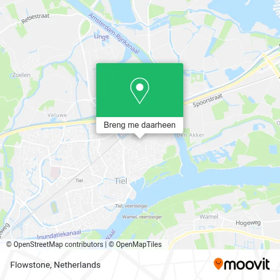 Flowstone kaart