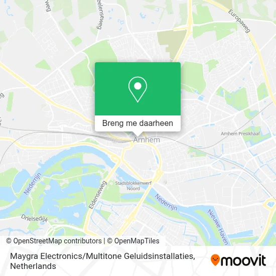 Maygra Electronics / Multitone Geluidsinstallaties kaart