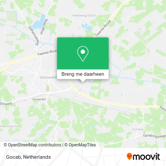 Gocab kaart