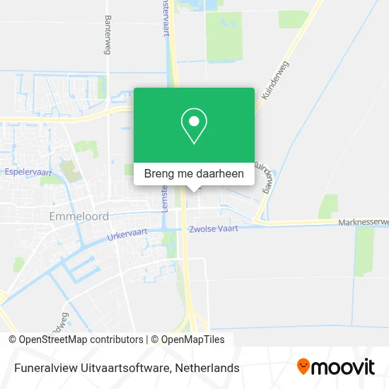 Funeralview Uitvaartsoftware kaart