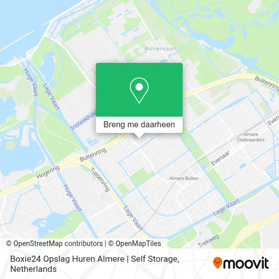 Boxie24 Opslag Huren Almere | Self Storage kaart