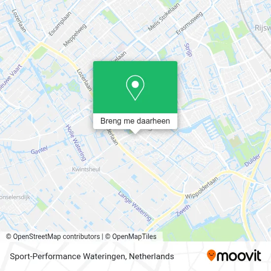 Sport-Performance Wateringen kaart