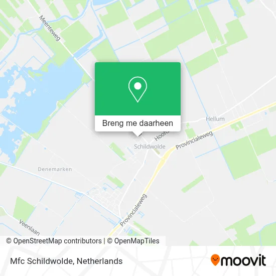 Mfc Schildwolde kaart