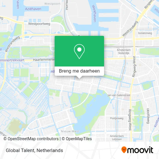 Global Talent kaart
