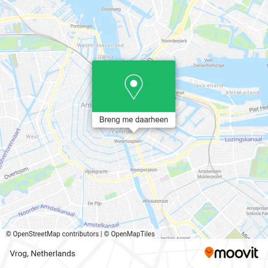 Vrog kaart