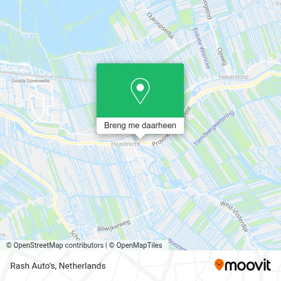 Rash Auto's kaart