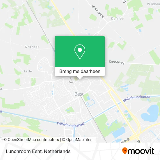 Lunchroom Eeht kaart