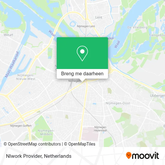 Nlwork Provider kaart