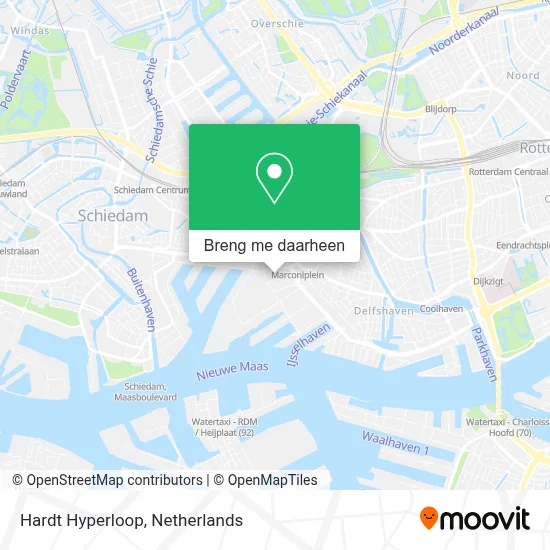 Hardt Hyperloop kaart