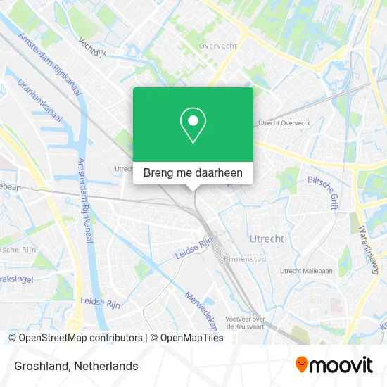 Groshland kaart