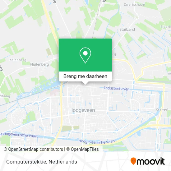 Computerstekkie kaart