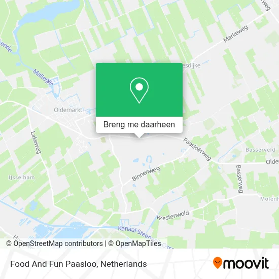 Food And Fun Paasloo kaart