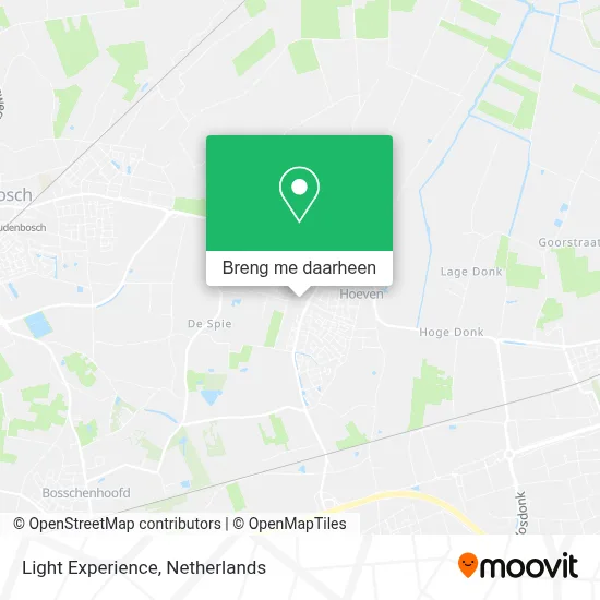 Light Experience kaart