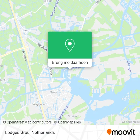 Lodges Grou kaart