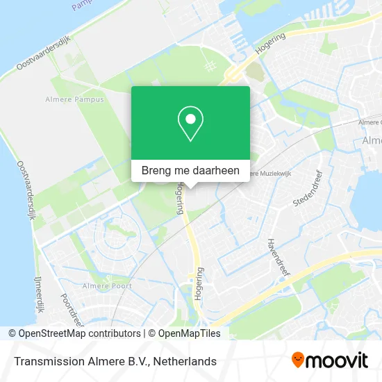 Transmission Almere B.V. kaart