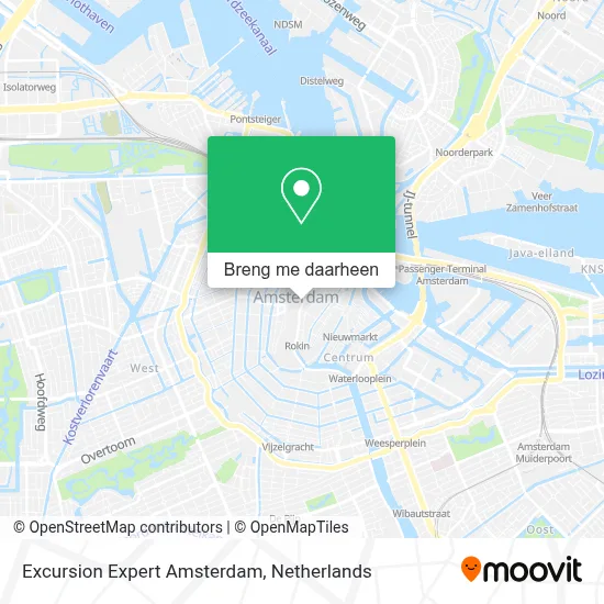 Excursion Expert Amsterdam kaart