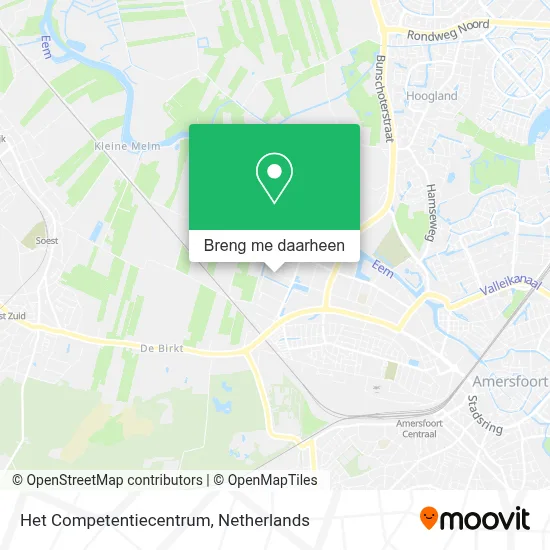 Het Competentiecentrum kaart