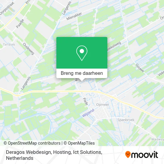 Deragos Webdesign, Hosting, Ict Solutions kaart