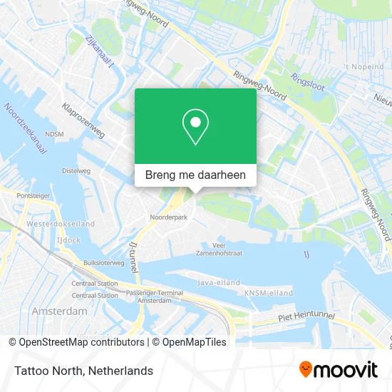 Tattoo North kaart