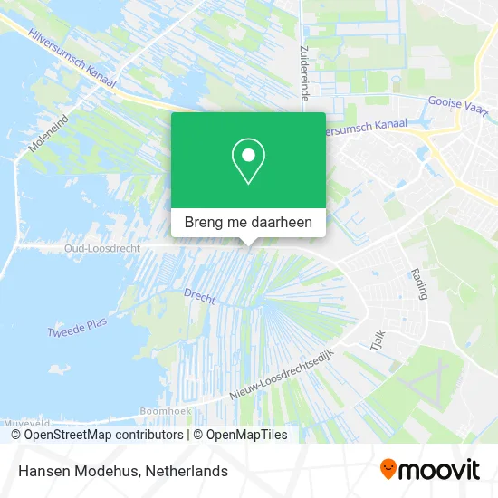 Hansen Modehus kaart
