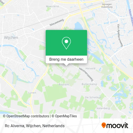 Rc Alverna, Wijchen kaart