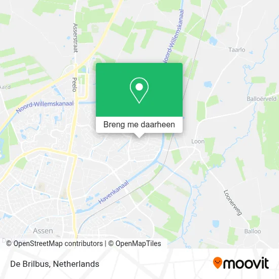 De Brilbus kaart