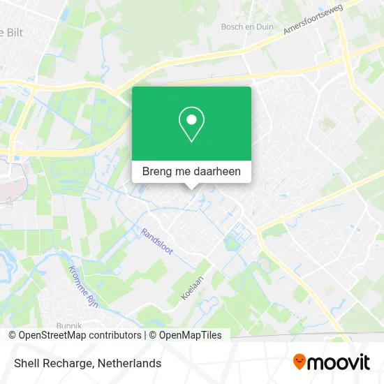 Shell Recharge kaart