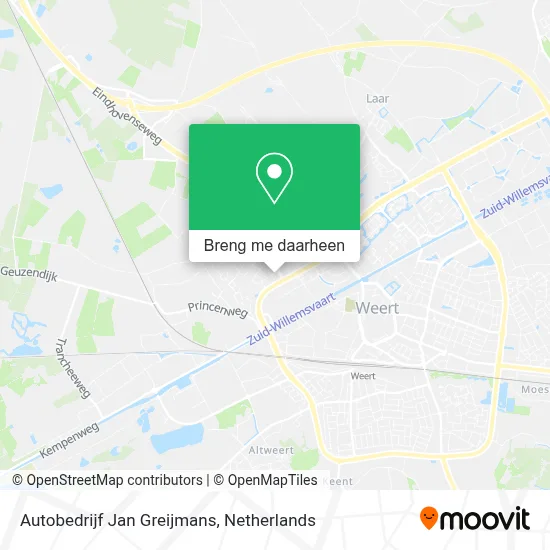 Autobedrijf Jan Greijmans kaart