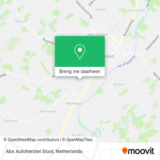 Abs Autoherstel Sloot kaart