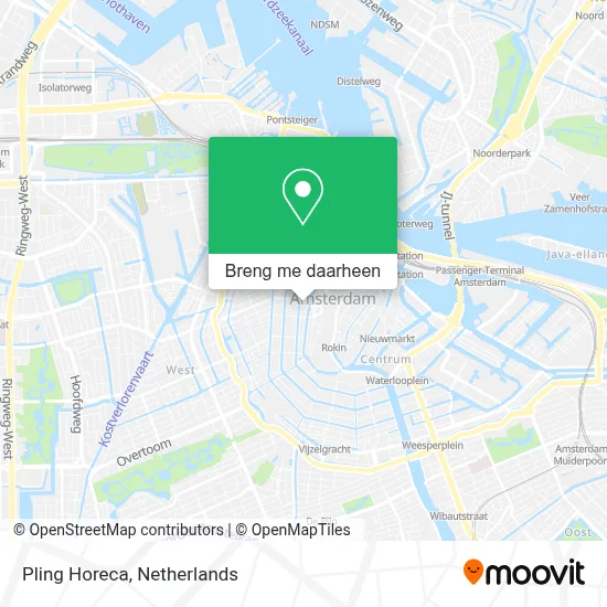 Pling Horeca kaart