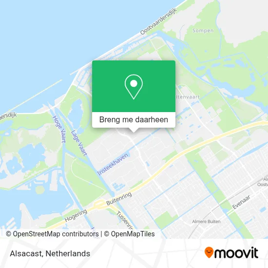 Alsacast kaart
