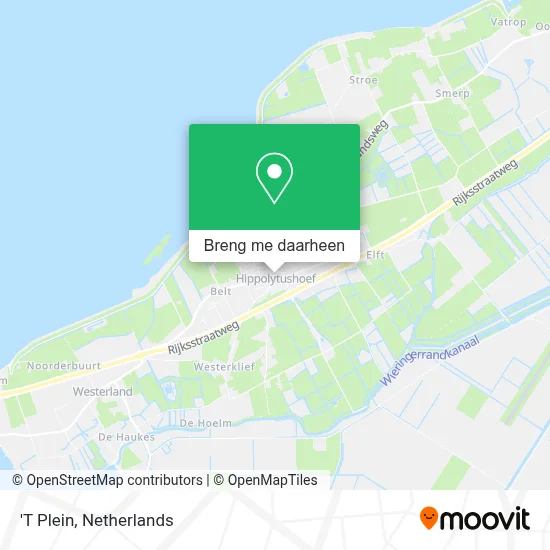 'T Plein kaart