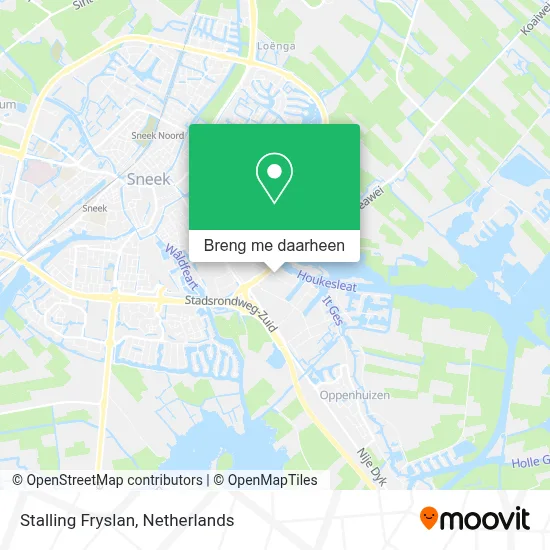 Stalling Fryslan kaart