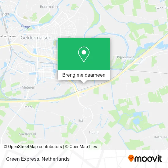 Green Express kaart