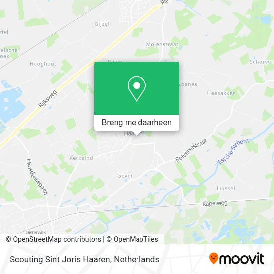 Scouting Sint Joris Haaren kaart