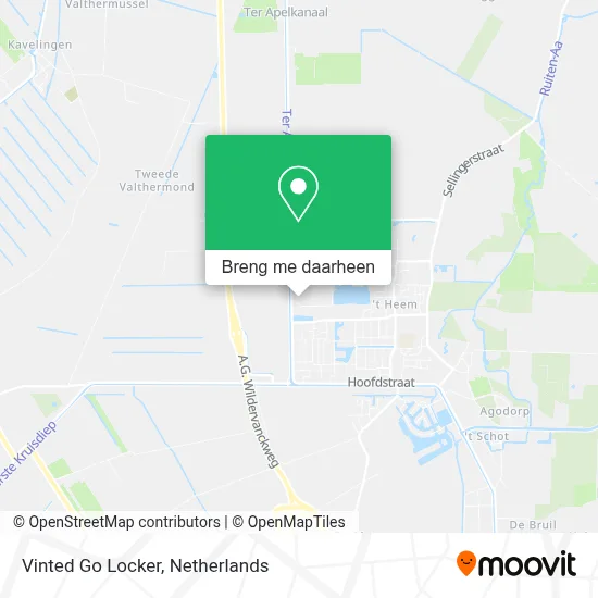 Vinted Go Locker kaart