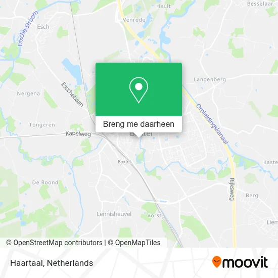 Haartaal kaart