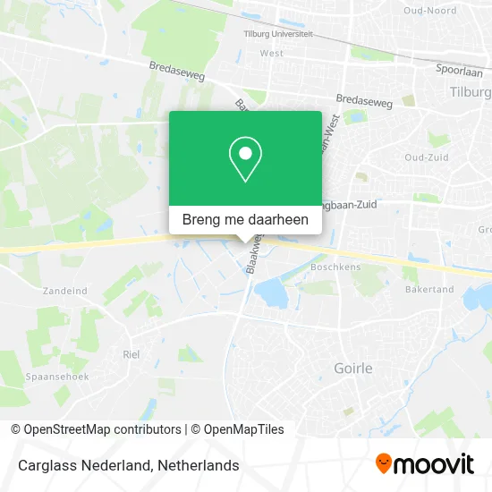 Carglass Nederland kaart