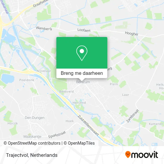 Trajectvol kaart